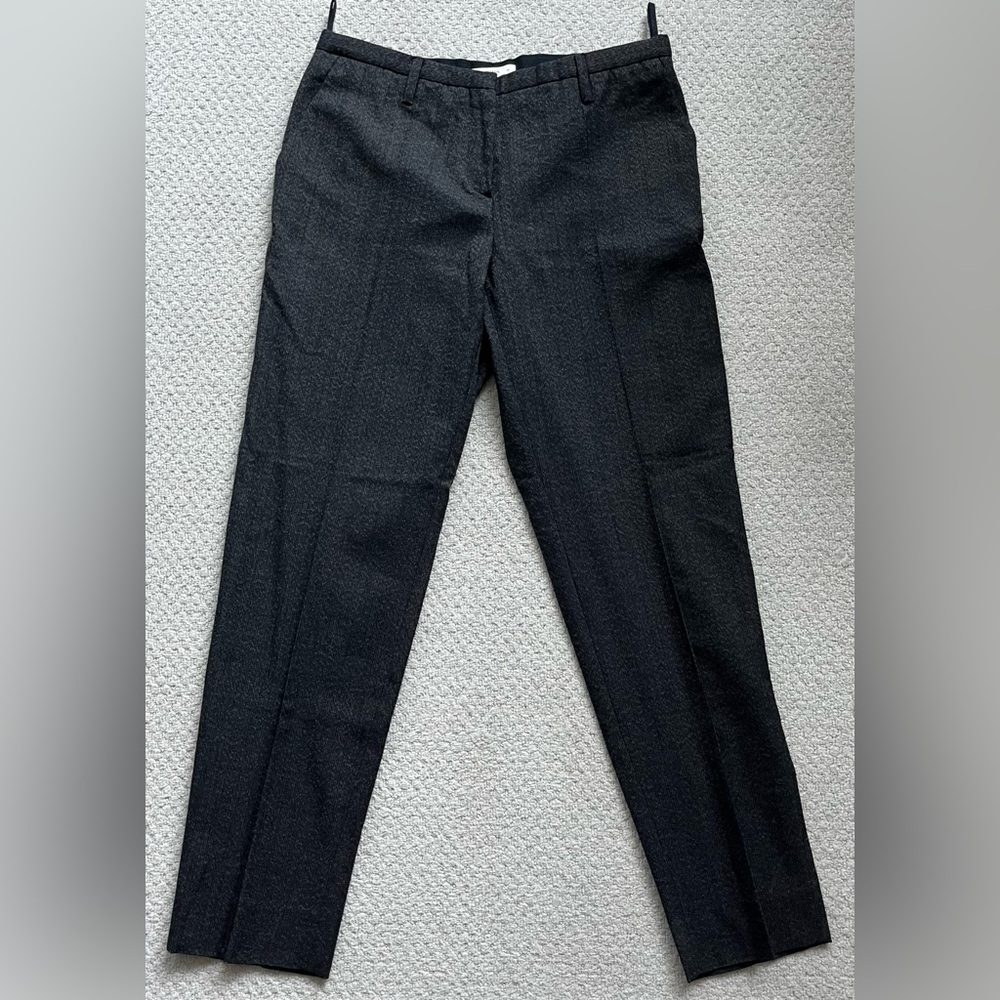 Prada Black Tailored Wool Trousers